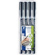 Permanenter OHP-Marker Staedtler Lumocolor Schwarz 4 Stück
