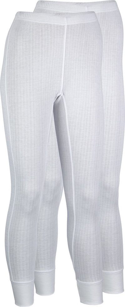 Avento Thermohose - Damen - 2er-Pack - Weiß - Größe 42
