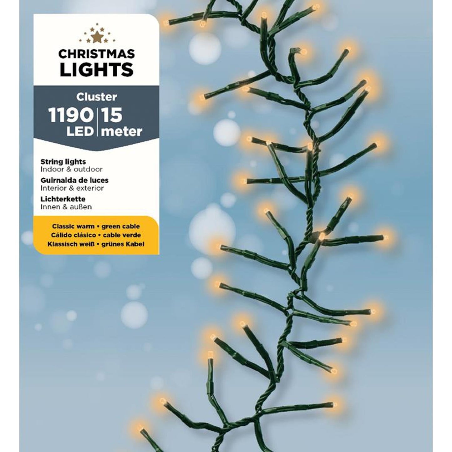 Lumineo Weihnachtslichtergruppe 1190LED warmweiß