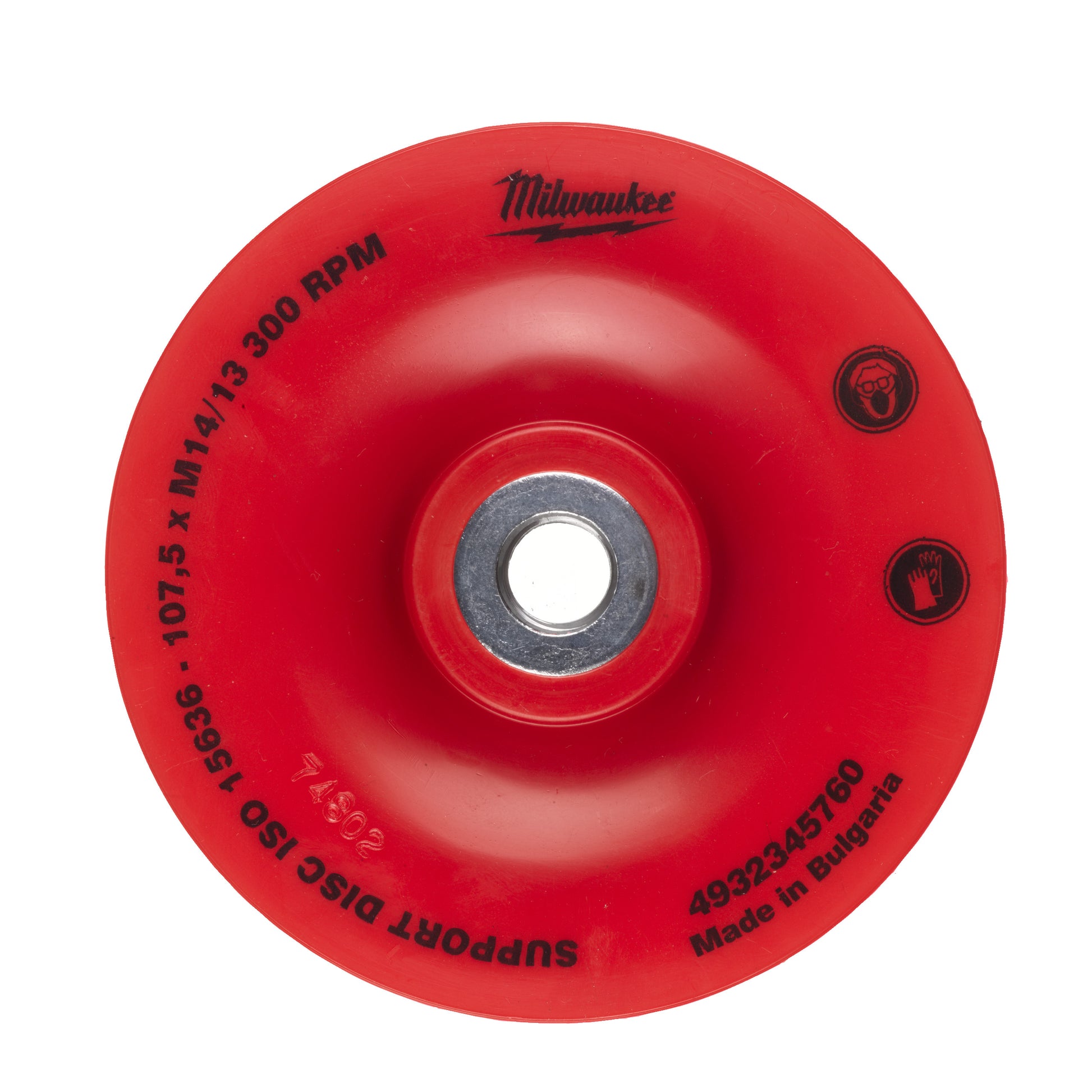 Milwaukee Zubehör flexibler Stützteller | 110 mm, Achsloch 14,2 mm - 4932345760