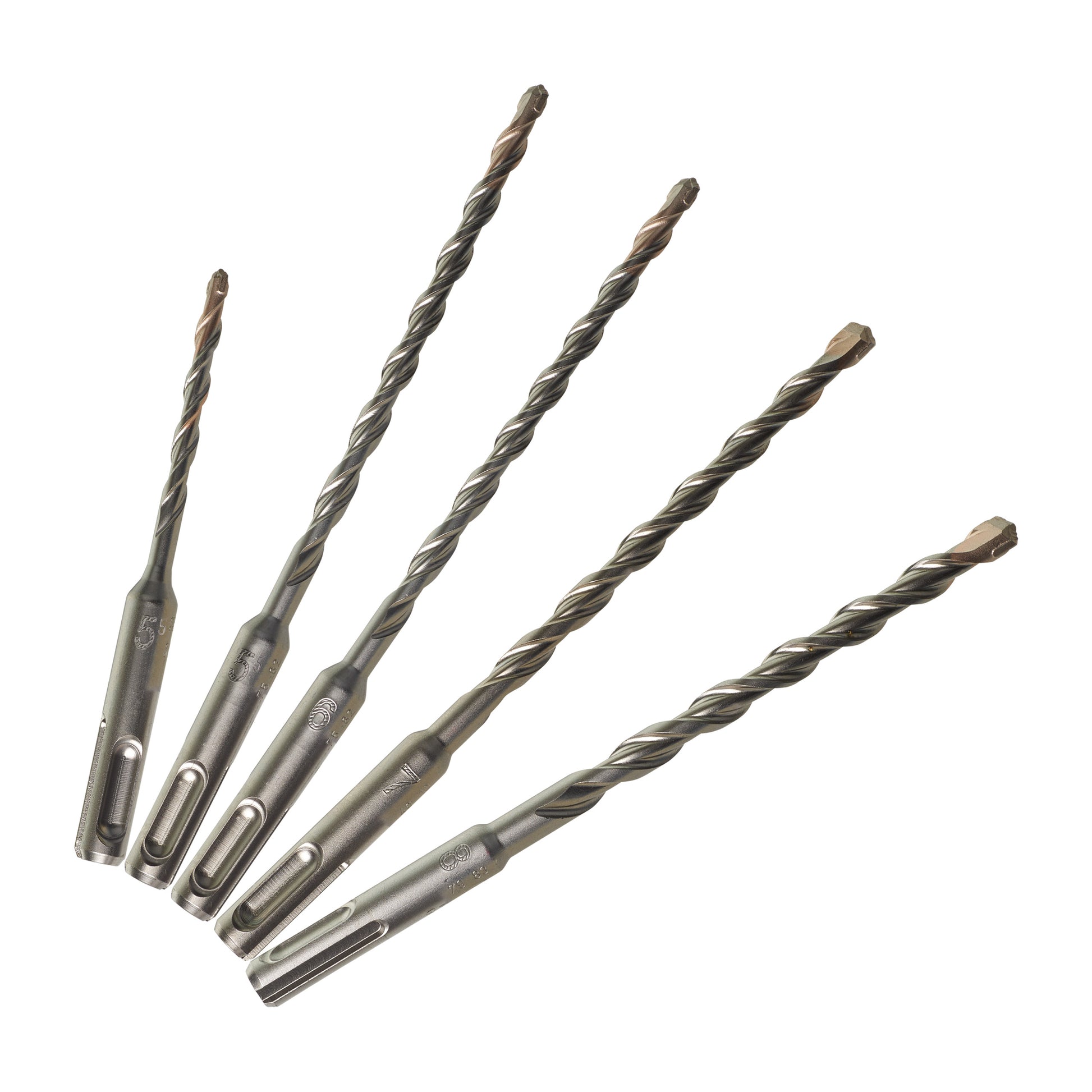 Milwaukee Zubehör-Set SDS-Plus Bohrhämmer (5-teilig) – Inhalt: ø 5,5 x110 mm und ø 5,5 6 7 8 x160 mm – 4932352834