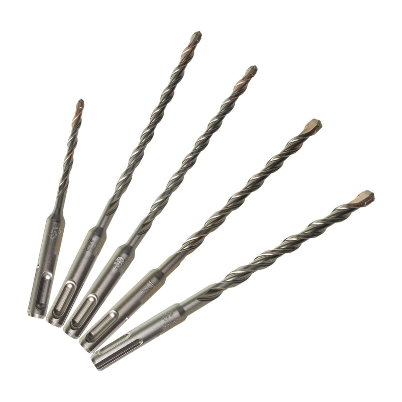 Milwaukee Zubehör-Set SDS-Plus Bohrhämmer (5-teilig) – Inhalt: ø 5,5 x110 mm und ø 5,5 6 7 8 x160 mm – 4932352834