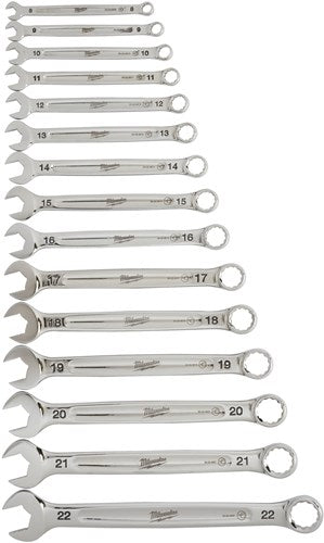 Milwaukee Zubehör Max Bite | metrischer Ringschlüsselsatz | 15 Stück - 4932464258