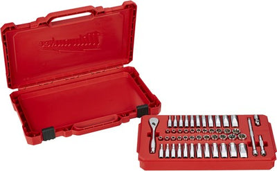 Milwaukee Zubehör 1 4" Ratschen- und Steckschlüsselsatz | metrisch | 28-teilig - 4932464943