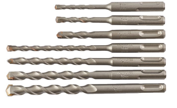 Milwaukee Zubehör SDS+ Contractor-Set – 7-teilig – 4932471244 – 4932471244