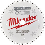 Milwaukee Zubehör Kreissägeblatt P Alu165x20x2,2x52tf neg. - 4932471296 - afbeelding 2