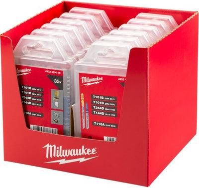 Milwaukee Zubehör Stichsägeblatt-Set | Holz und Metall | 35 Stück - 4932479088