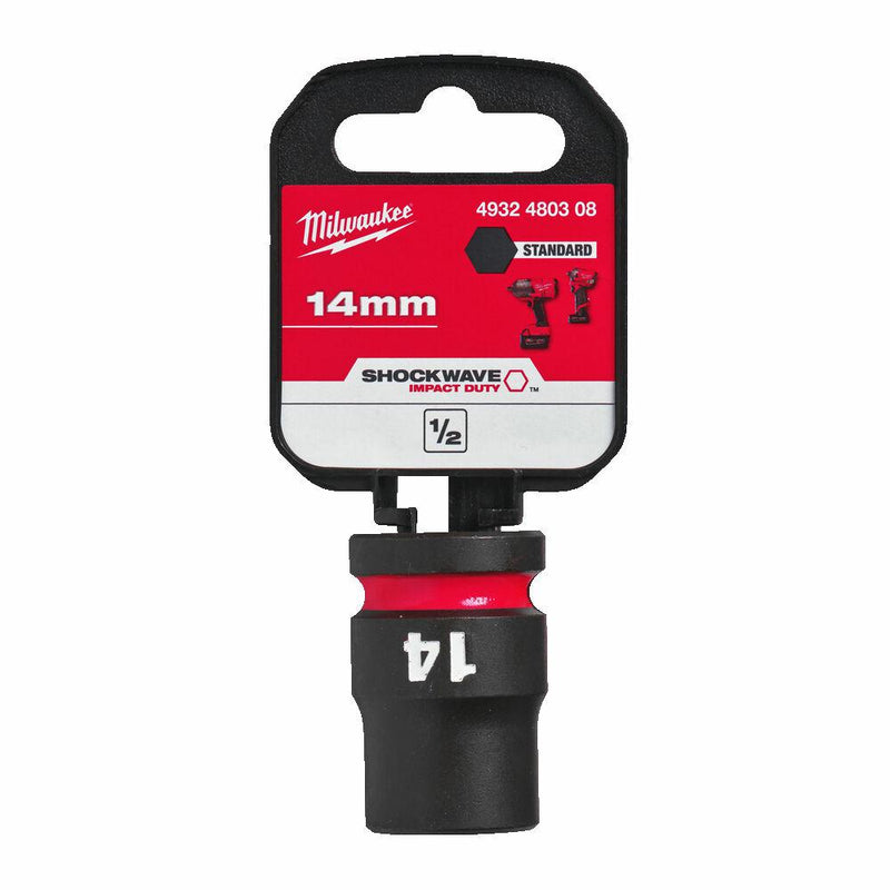 Milwaukee Zubehör Stoßwellen-Schlagstecknuss 1 2 kurz 14 mm | 1 Stück - 4932480308