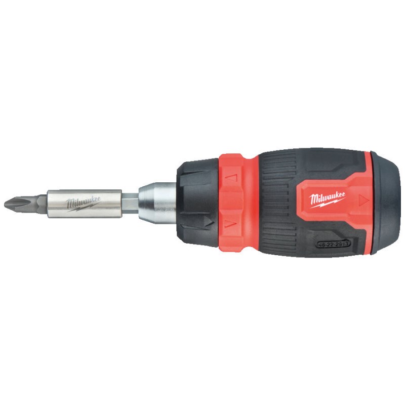 Milwaukee Zubehör Schraubendreher Multibit 8 in 1 Ratsche kompakt – 4932480581