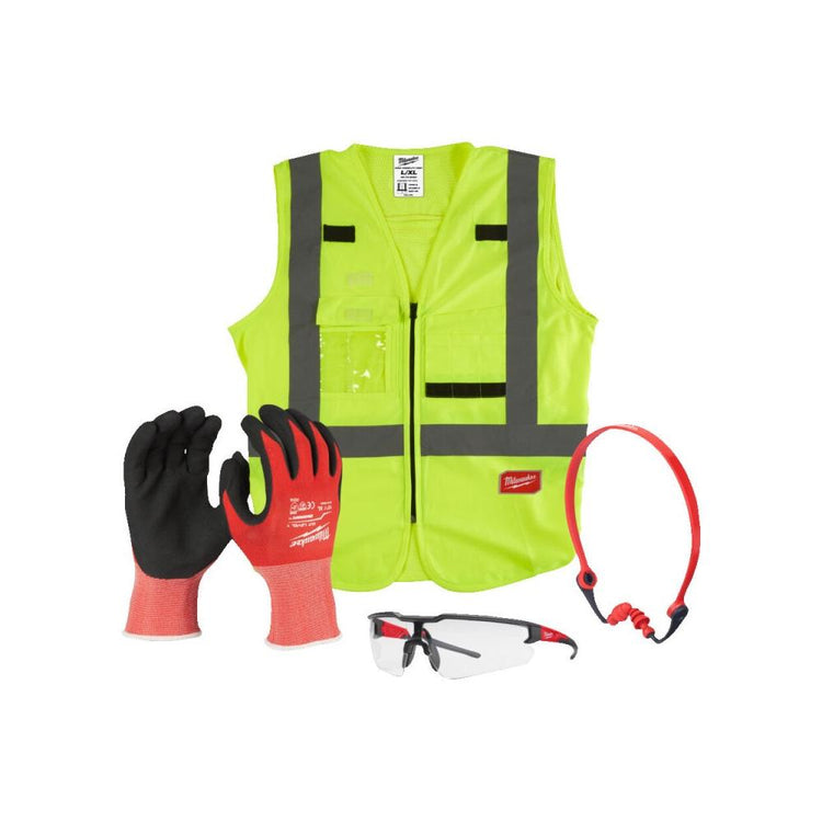 Milwaukee Zubehör Bau-PSA-Sicherheitsset – G.10 XL – 4932492063