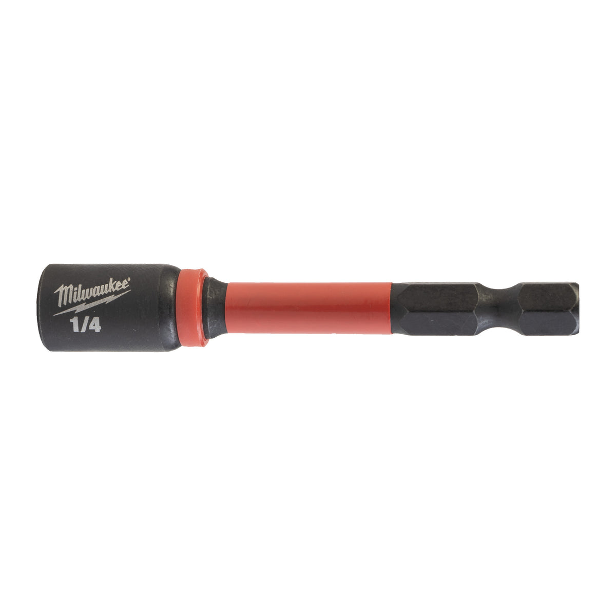 Milwaukee Steckschlüssel Mag Shw 1 4 x 65 mm – 1 Stück Kappe Shockwave™ magnetischer Sechskant 1 4 1 4 x 65 mm – 4932492436