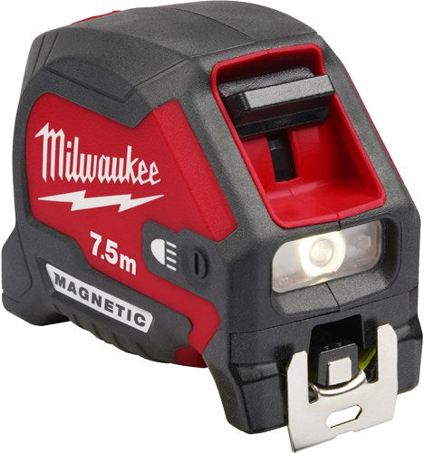 Milwaukee Zubehör Maßband mit LED 7,5 m – 4932492469