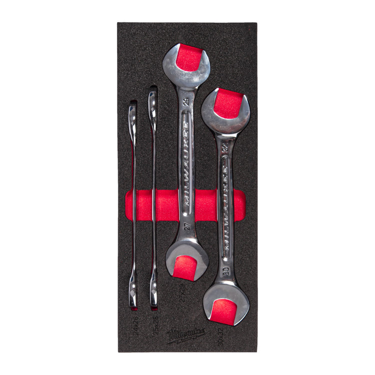 Milwaukee-Schaumstoff-Inlay-Schlüsselsatz | 4-teilig - 4932493630