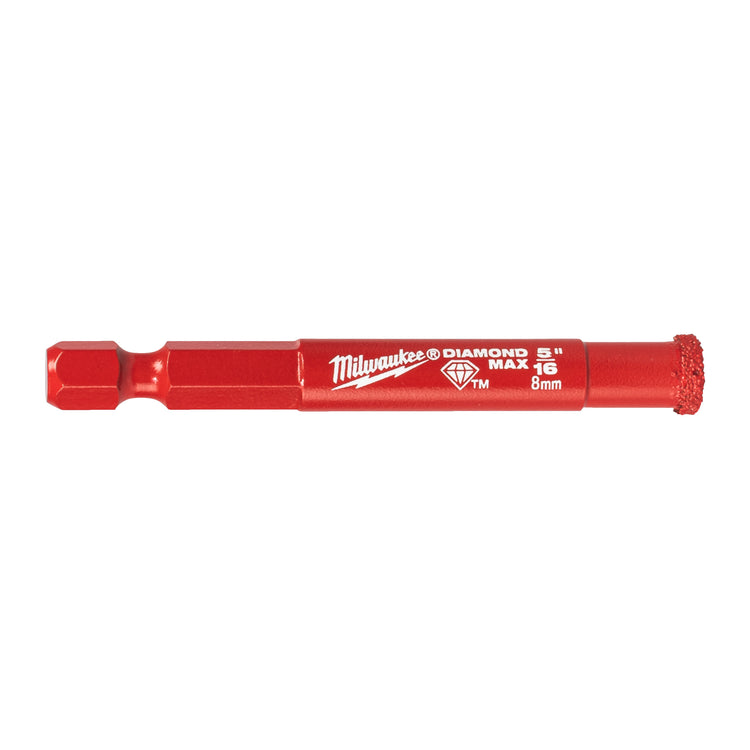 Milwaukee Fliesenbohrer | diamant max™ | 1 4 nass trocken | 8 mm 1 4 Sechskant – 4932498343