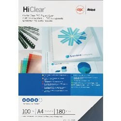 Einbandhüllen GBC Hiclear A4 transparent