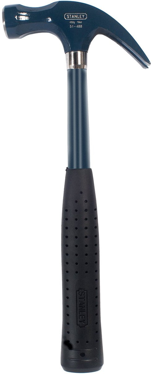 Stanley Handwerkzeug-Klauenhammer, blauer Schlag, 450 g – 1-51-488