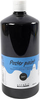 Creativ Company Temperafarbe matt, schwarz, 1000 ml 1 Flasche