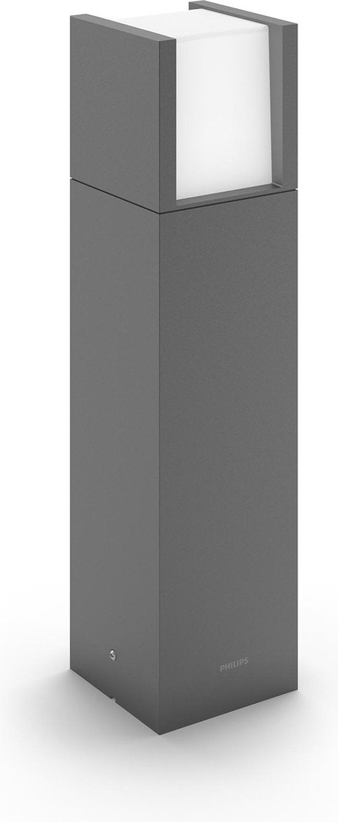 Philips LED Philips Arbor Sockelleuchte klein – Anthrazit – 3,8 W
