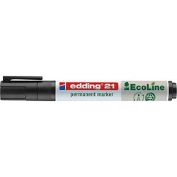 Edding Ecolinmarker, AFM 21, Liniendicke 1,5-3 mm, schwarz, 1 Stück