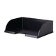 Briefablagen 5233 Polystyrol A4 schwarz quer stapelbar