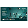Lumineo Weihnachtsbeleuchtung Basic 80LED warmweiß