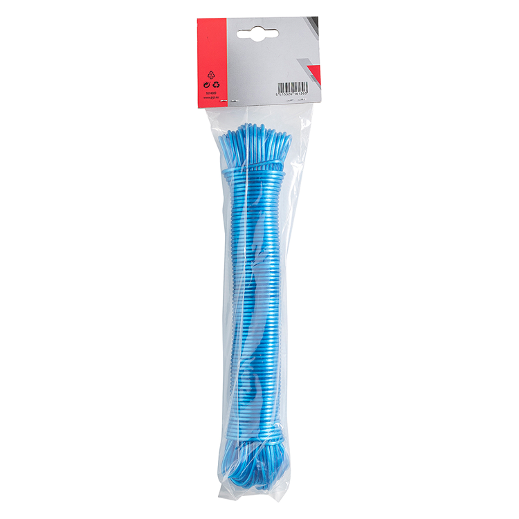 Mack 1014009 - Wäscheleinendraht PP blauer Strang 3mm 30m | 5 Stück