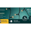 Lumineo Weihnachtsbeleuchtung Basic 40LED Classicwarm