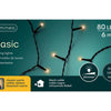 Lumineo Weihnachtsbeleuchtung Basic 80LED Classicwarm