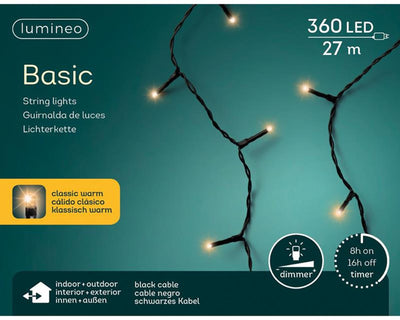 Lumineo Weihnachtsbeleuchtung Basic 360l Classicwarm