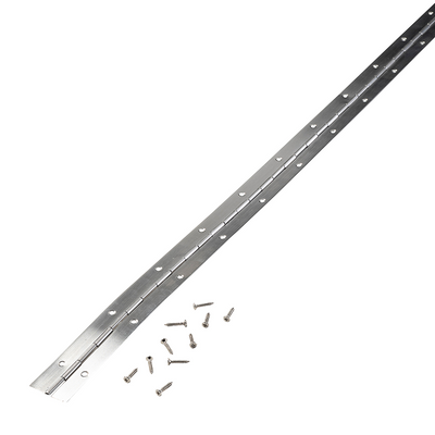Mack 1071200 – 1 Klavierscharnier Edelstahl SS-304 L 150 cm x 32 mm | 6 Stück