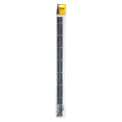 Mack 1071201 - Klavierscharnier schwarz L 48 cm x 28 mm | 6 Stück