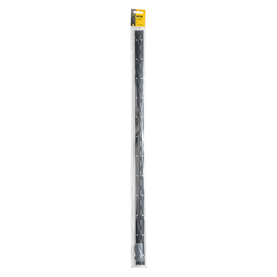 Mack 1071202 - Klavierscharnier schwarz L 72 cm x 28 mm | 6 Stück