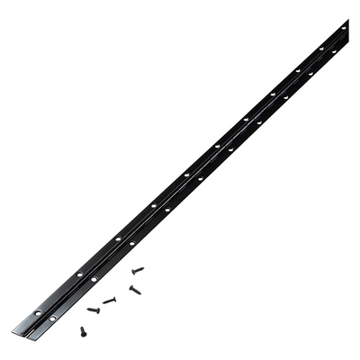 Mack 1071203 - Klavierscharnier schwarz L 96 cm x 28 mm | 6 Stück