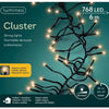 Lumineo Weihnachtsbeleuchtung LED-Cluster 768l 6m