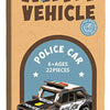 Holzbausatz 3D-Polizeiauto