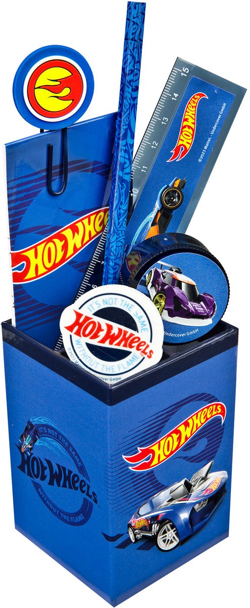 Hot Wheels Desk Set, 7dlg.