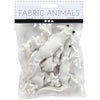 Creativ Company Grusel-Krabbel-Textil, Größe 10-14 cm, weiß, 3 Stück 1 Box