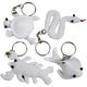 Kreativfirma Dieren Keychains aus Textiel, 4st.