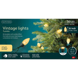 Lumineo LED Vintage Weihnachtsbaumbeleuchtung 8 Funktionen Funkeleffekt 50LED 980cm grün zartgold - afbeelding 1