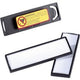 Abzeichen langlebig 17x67mm schwarz