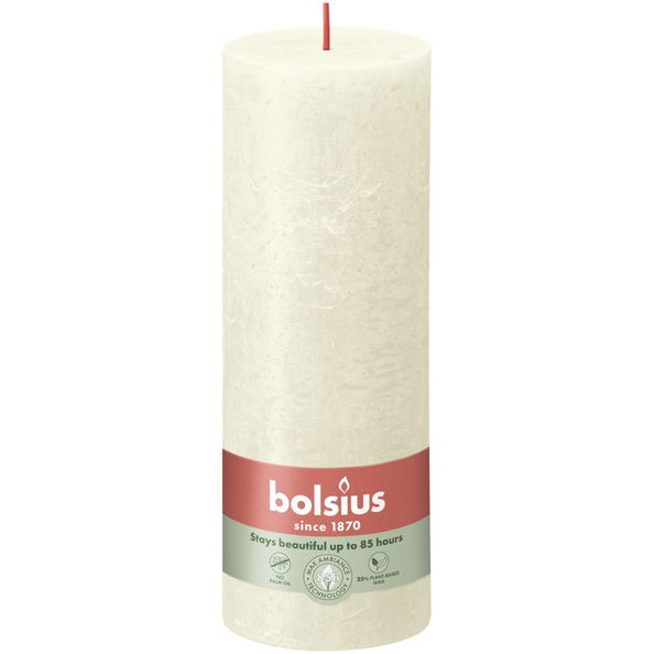 Bolsius Bolsius Stollen Shine 4 St rustikal 190x68 mm weiche Perlefarbe