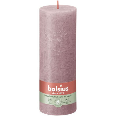 Bolsius Bolsius Stollen Shine 4 St Rustiek 190x68 mm Asche Rose