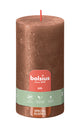 Bolsius Stumpenkerze Schimmer Kupfer ø68x130 mm 60 Stunden (4 Stück)