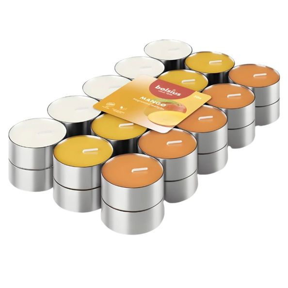 Bolsius Duft-Teelichter Mango ø38x16 mm 3,5 Stunden (8x 30 Stück)