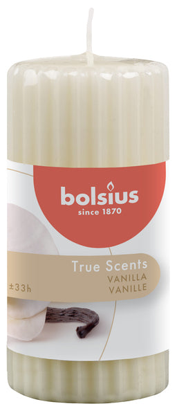Bolsius Säule wahre Düfte Vanille ø58x120 mm 33 Stunden (6 Stück)
