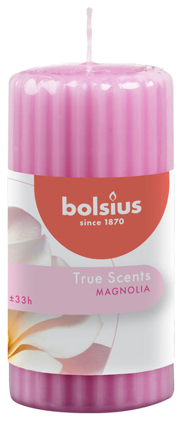 Bolsius Säule wahre Düfte Magnolie ø58x120 mm 33 Stunden (6 Stück)