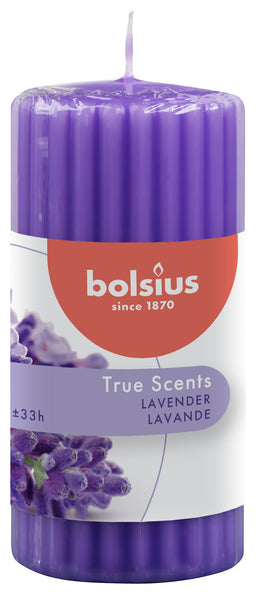 Bolsius Säule wahre Düfte Lavendel ø58x120 mm 33 Stunden (6 Stück)