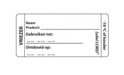 Daymark Label Labellord Gefrierschrank (250 Stück)