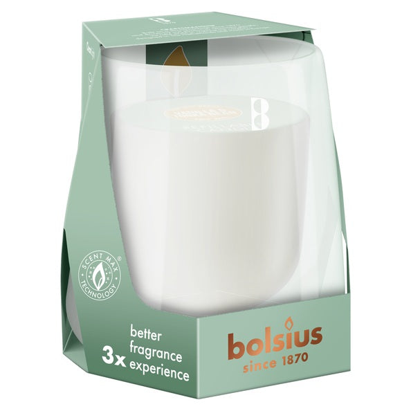 Bolsius Starterset Cleanlight Vanille Tonkabohne ø86x90 mm 24 Stunden (4 Stück)