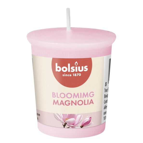 Bolsius Votivkerze rund True Fragrances Magnolia ø45x53 mm 15 Stunden (24 Stück)